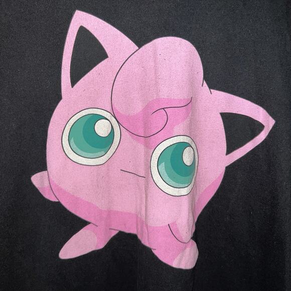 RARE 2013 Jigglypuff Pokemon Welovefine T Shirt Nintendo BLACK MEDIUM Shirt Slee - Picture 2 of 4
